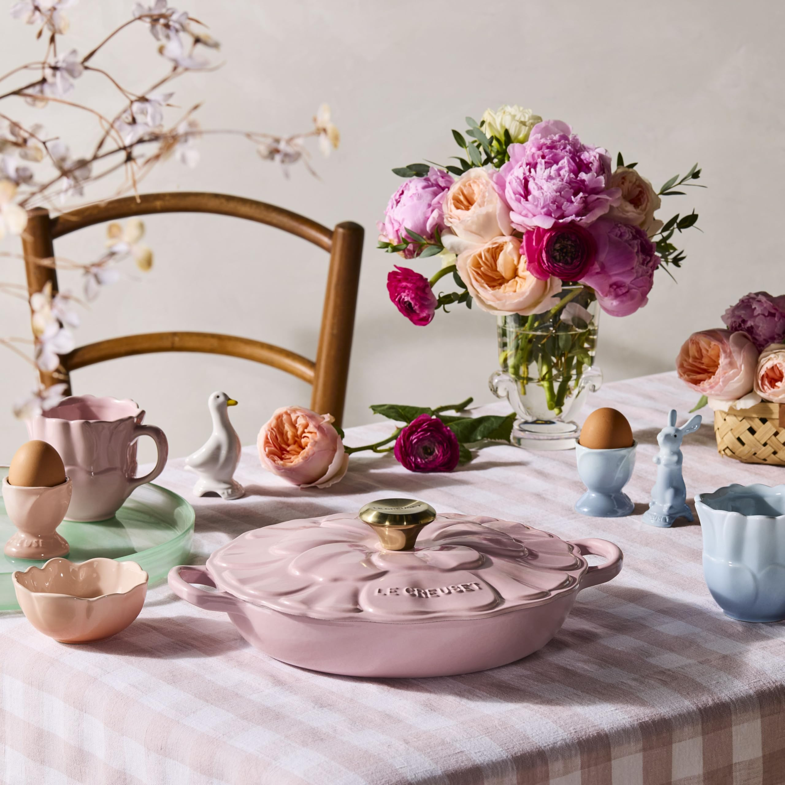 Le Creuset Stoneware Bunny Pie Vent, 3 inch, Chiffon Pink | Amazon (US)