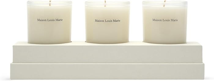 Maison Louis Marie - Le Bouquet Candle Trio Set Natural Soy Wax Candles | Luxury Clean Beauty + N... | Amazon (US)