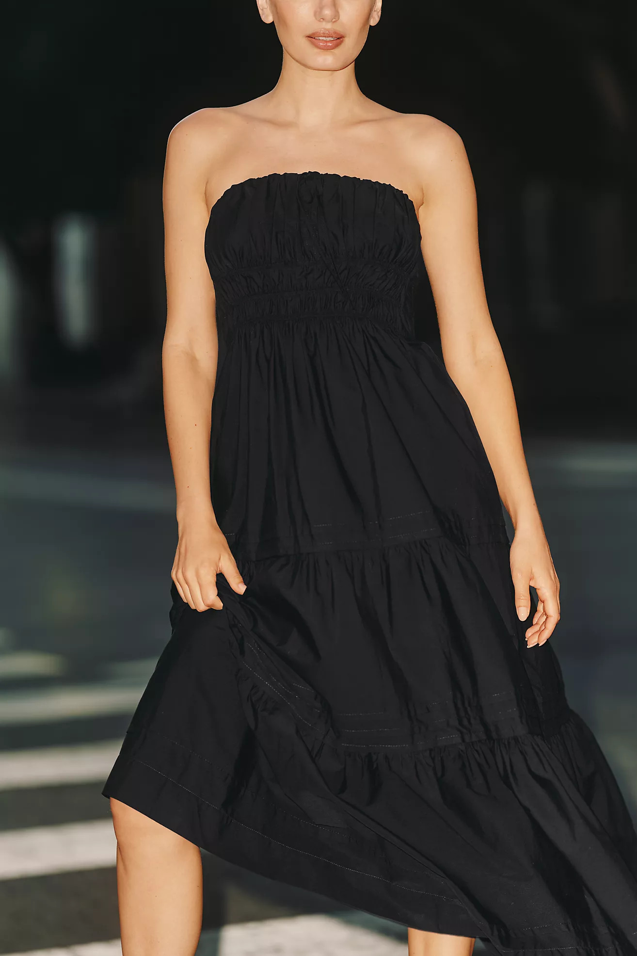 The Somerset Strapless Maxi Dress | Anthropologie (US)