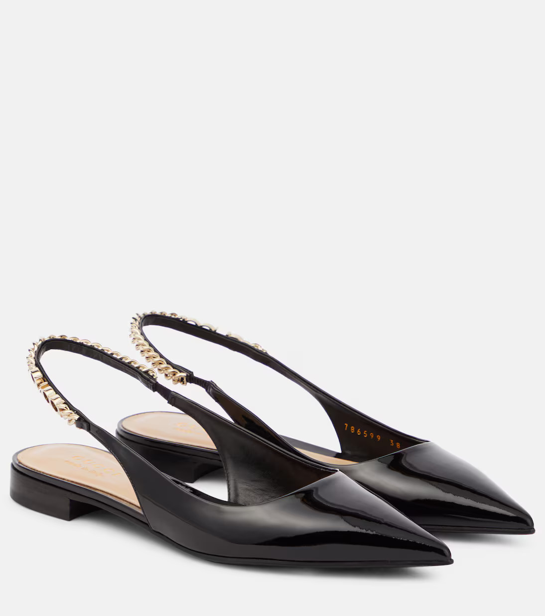 Signoria patent leather slingback flats | Mytheresa (US/CA)