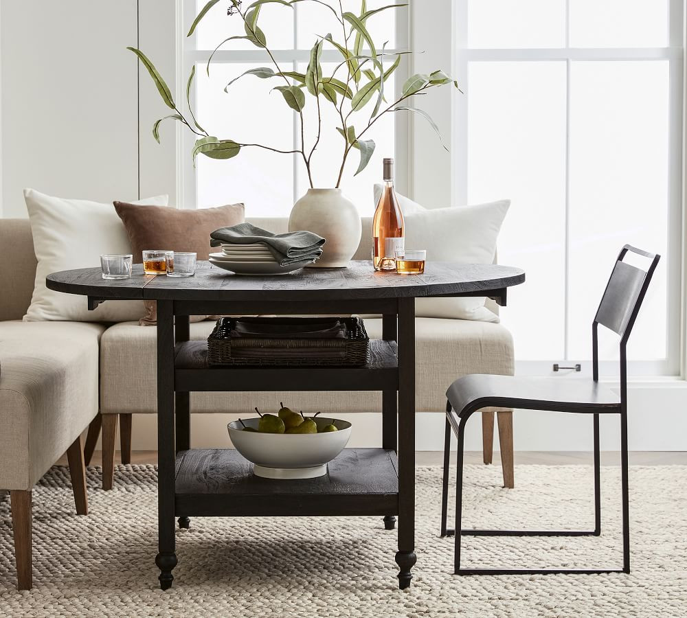 Astoria Round Drop Leaf Dining Table | Pottery Barn (US)