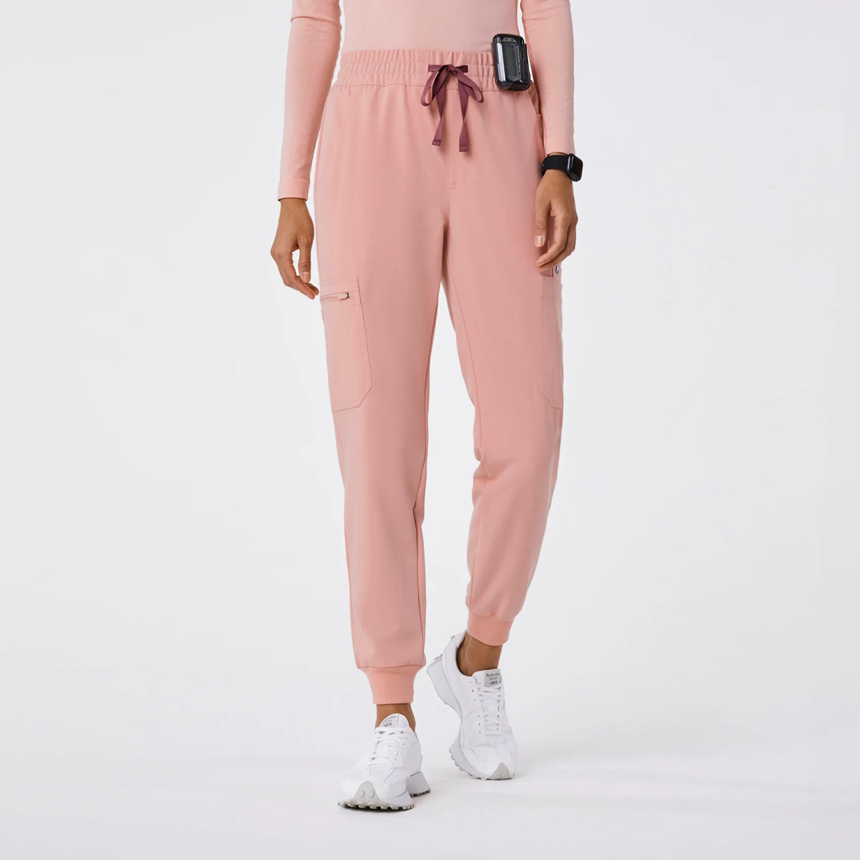 Women’s High Waisted Uman Relaxed Jogger Scrub Pants - Pink Sand · FIGS | FIGS