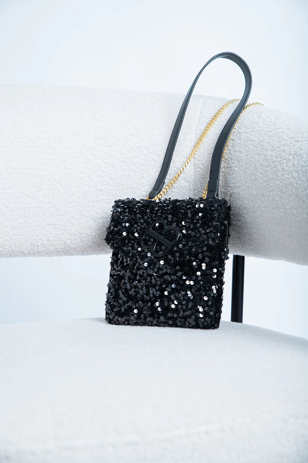 Black Sparkle Crossbody and Clutch Bag | bloc bags