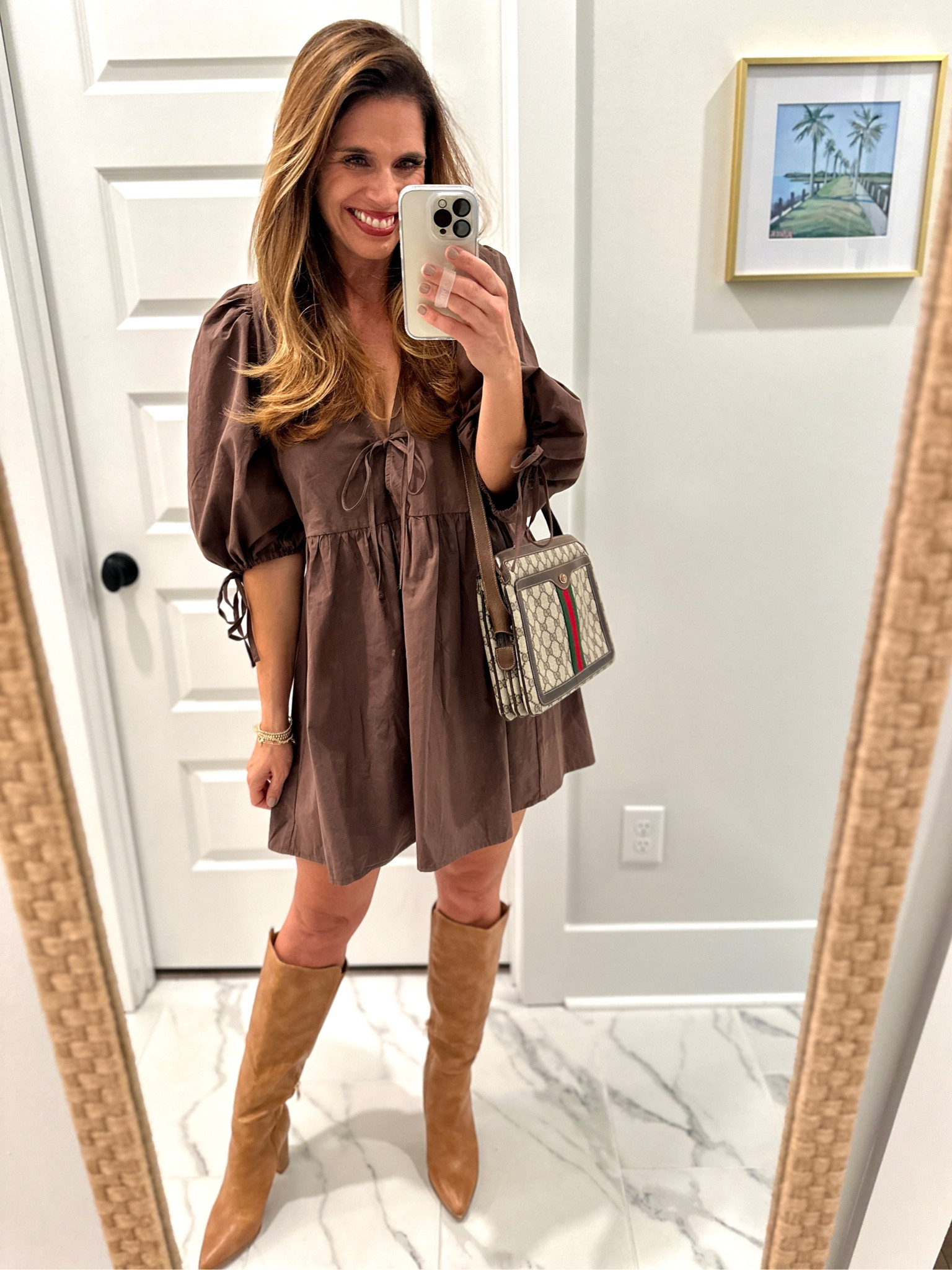 Showpo tie front dress, Fall dress and boots, Amazon tan boots, tall heeled boots, fall outfits, boots

#LTKshoecrush #LTKSeasonal #LTKfindsunder100