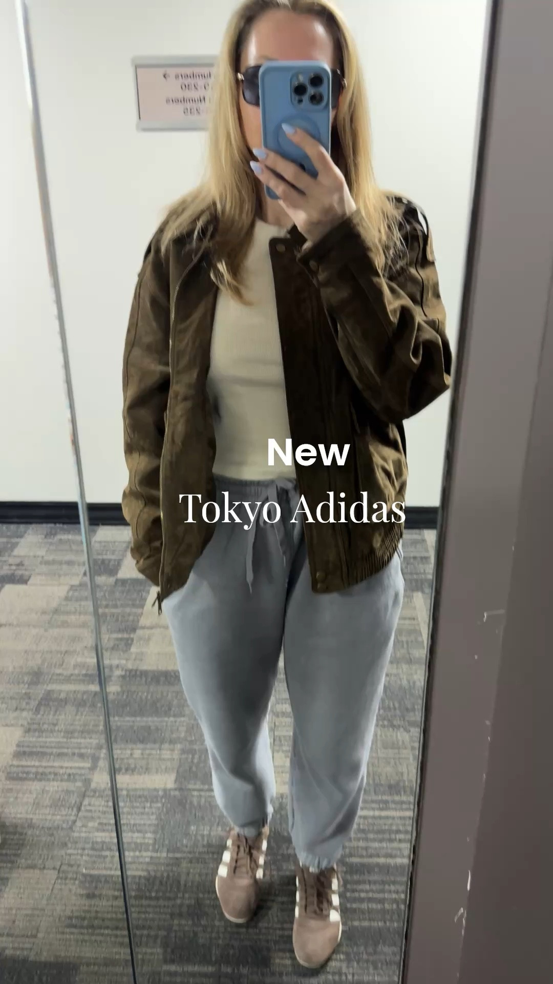 Obsessed with these new Brown New Tokyo Adidas sneakers 🤎🤎🤎 
Perfect match for my brown suede jacket and purse. Also it is the best color match for pink and blue 🤎

#adidassneakers #adidas #springtrends 

#LTKootd #LTKgrwm #LTKSpringSale