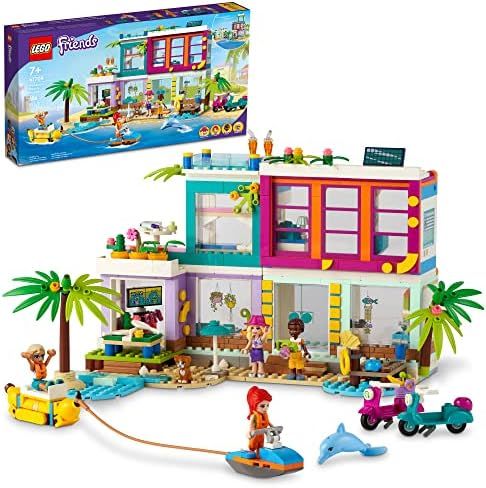 LEGO Friends Vacation Beach House 41709 Building Kit; Gift for Kids Aged 7+; Includes a Mia Mini-... | Amazon (US)