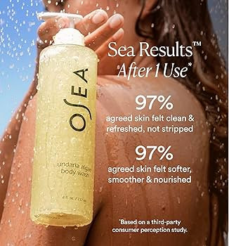 OSEA Undaria Algae\u2122 Body Wash - pH Balanced - Hydrating & Moisturizing Citrus Scented Cleans... | Amazon (US)