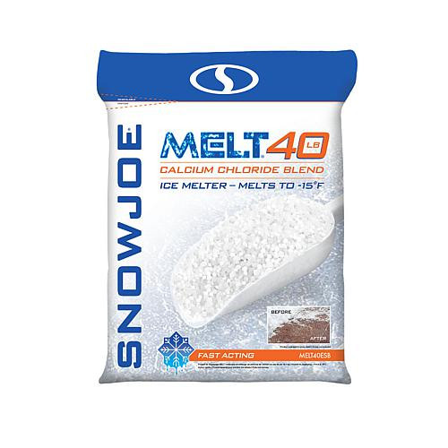 SNOW JOE MELT Calcium Chloride Blend Ice Melt Works to 15F, 40 Pounds | HSN