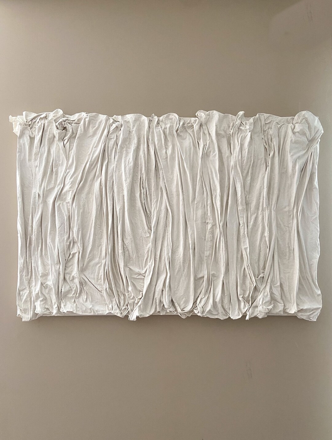 Original Textured Canvas Wall Art Crinkle Modern Wall Art - Etsy | Etsy (US)