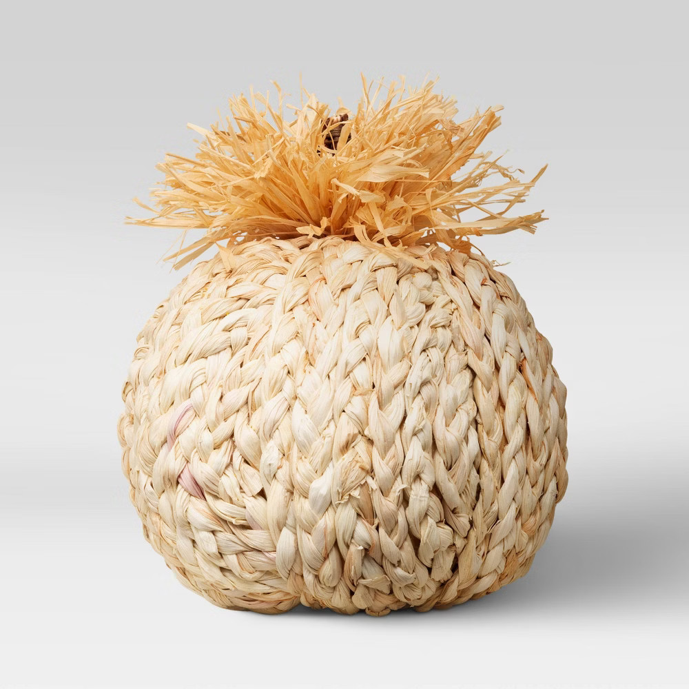7" x 7" Decorative Oh Woven Pumpkin - Opalhouse™ | Target