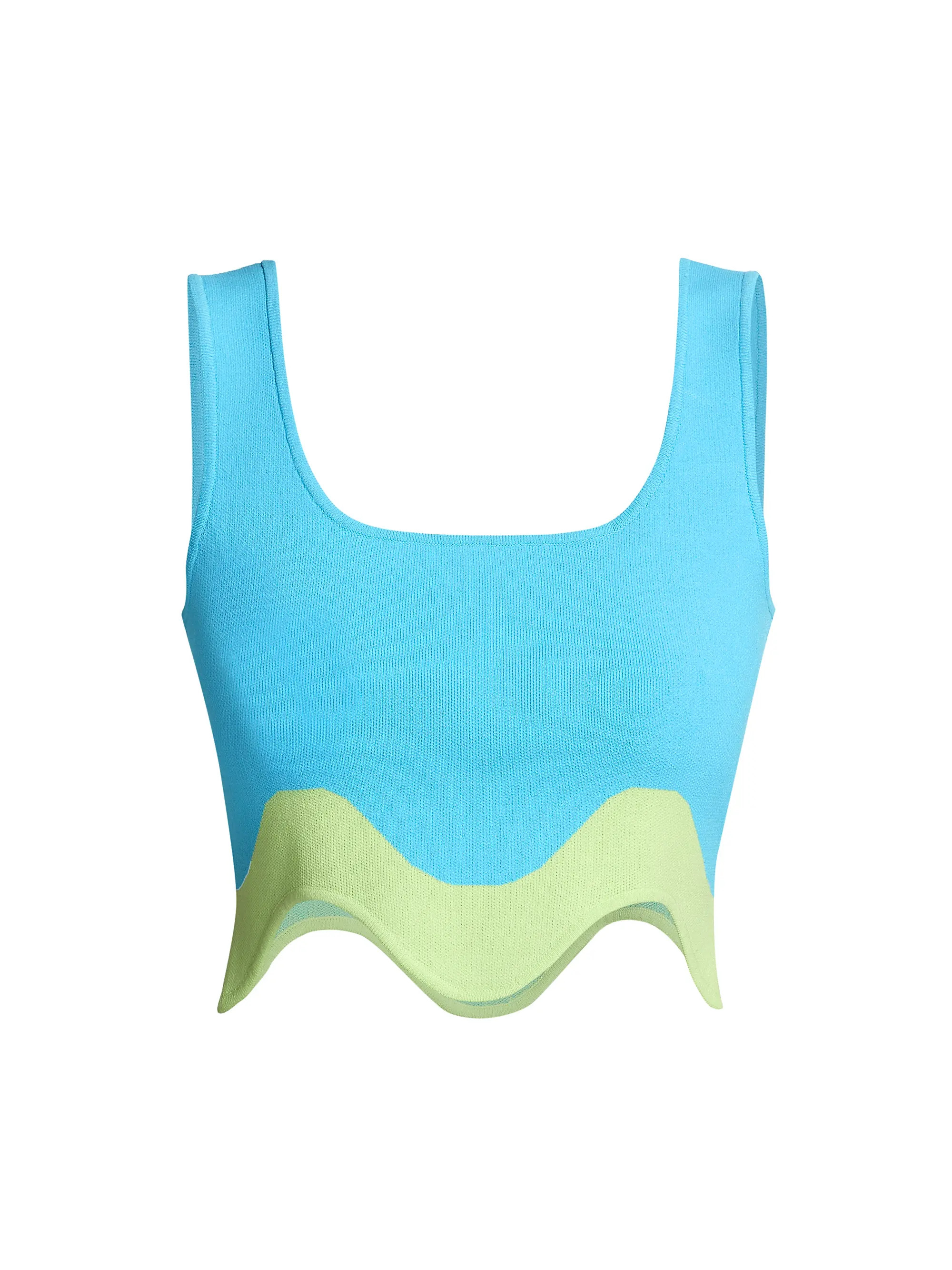 Kiwi Adonis BlueAll Tanks, Camis & SleevelessAmurJonah Two-Tone Top$228
            
          20... | Saks Fifth Avenue