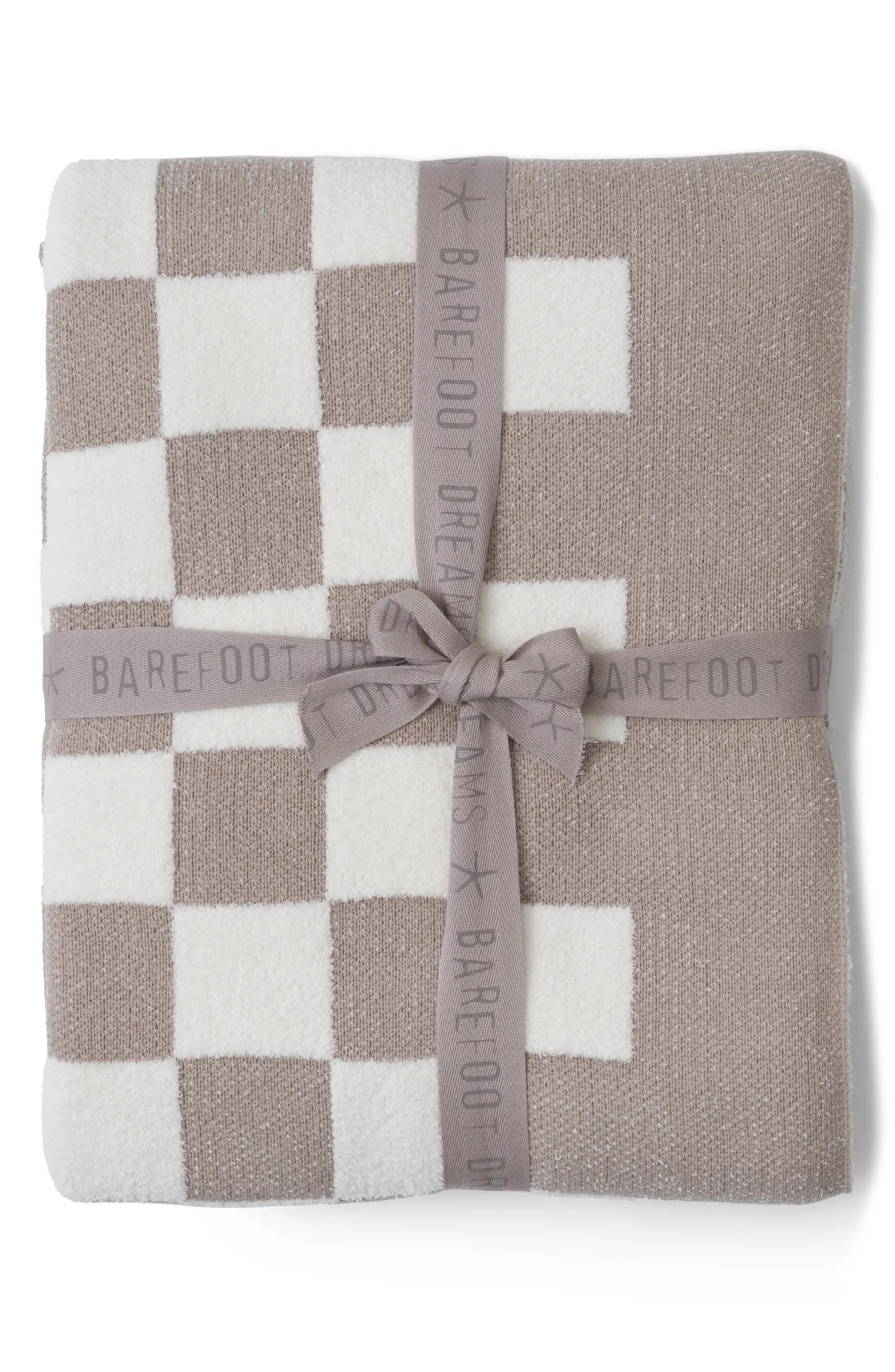 CozyChic™ Checkered Cotton Blend Throw Blanket | Nordstrom