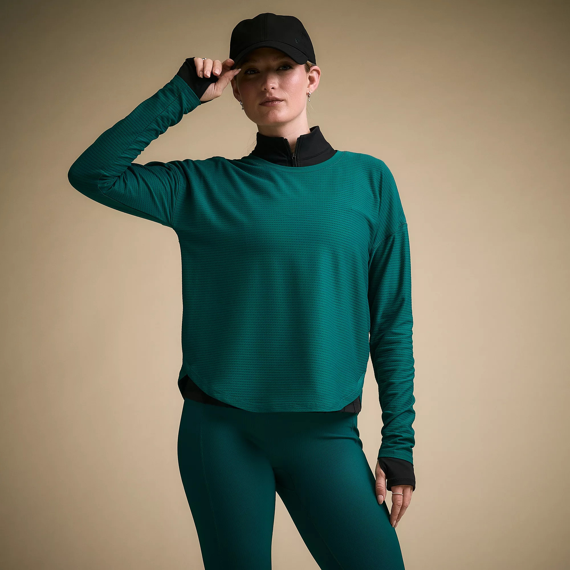 CALIA Women's Renew Long Sleeve Top, XXS, Emerald Falls | DICK'S Sporting Goods