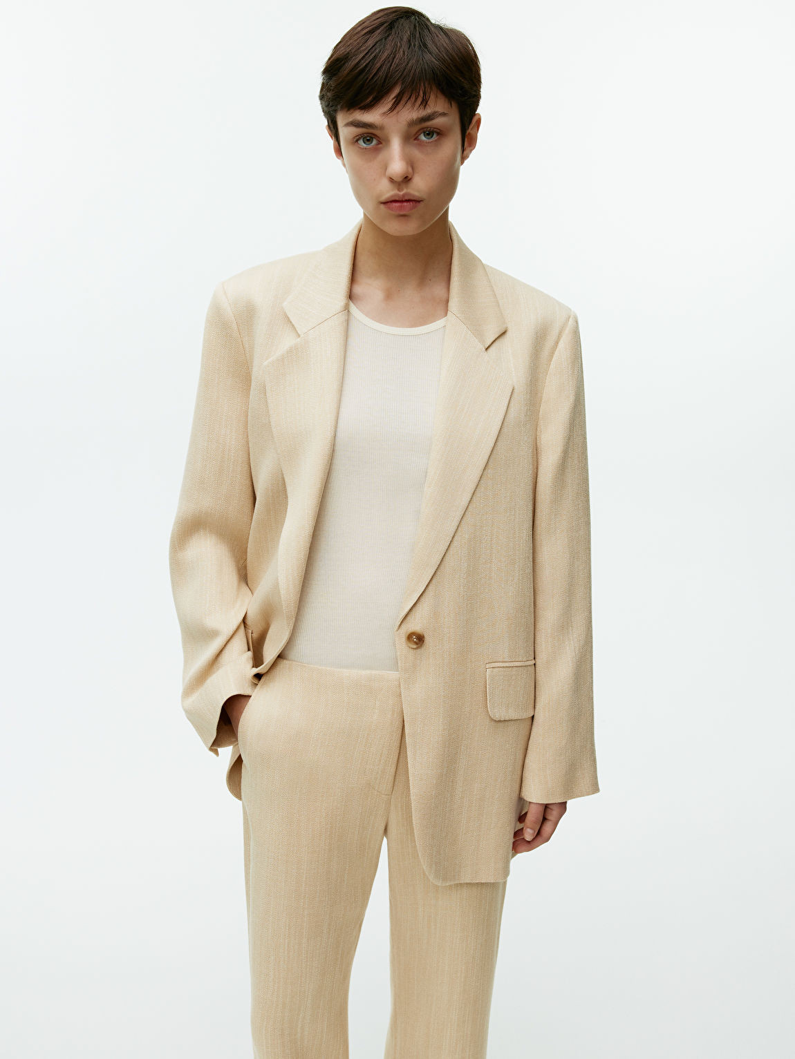 Oversized Single-Breasted Blazer | ARKET (US&UK)