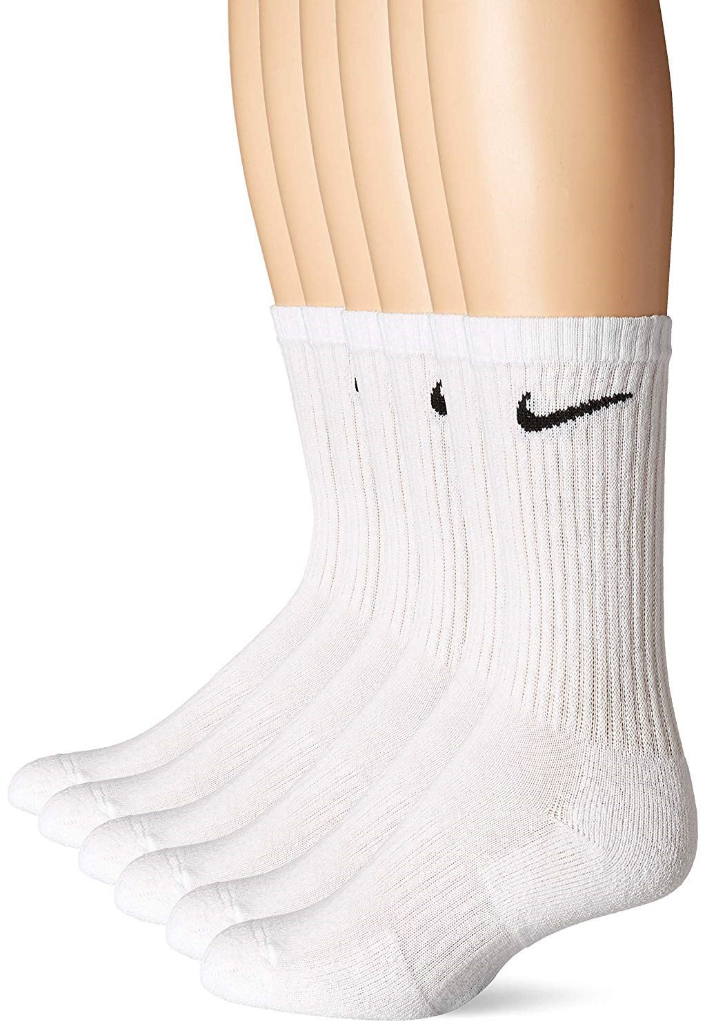 Nike Everyday Cushion Crew Socks Unisex Nike Socks White/Black | Walmart (US)