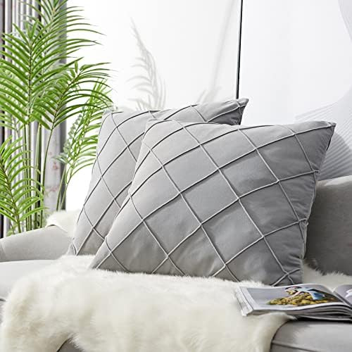 BENLAN Throw Pillow Covers Luxurious Velvet Textured Lumbar Decorative Throw Pillow Covers, Set of 2 | Amazon (US)