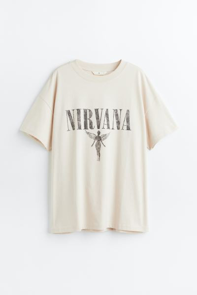 Oversized Printed T-shirt | H&M (US + CA)