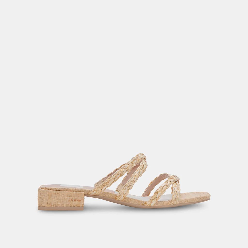 HAPI SANDALS LT NATURAL RAFFIA | DolceVita.com