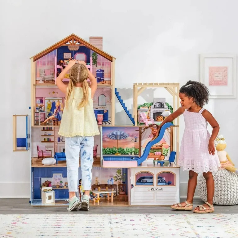 Kidkraft Hamptons Mansion & Pool House Dollhouse | Walmart (US)