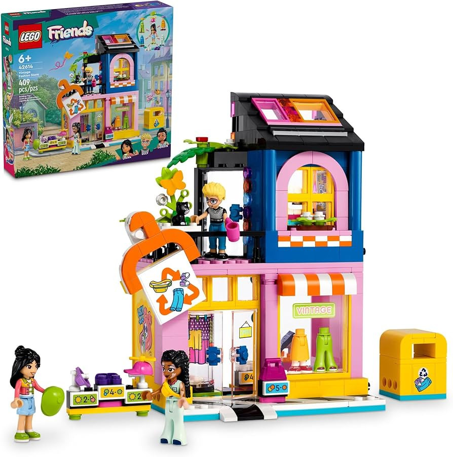 LEGO Friends Vintage Fashion Store, Social-Emotional Toy, Buildable Model, Role-Play Gift Idea fo... | Amazon (US)