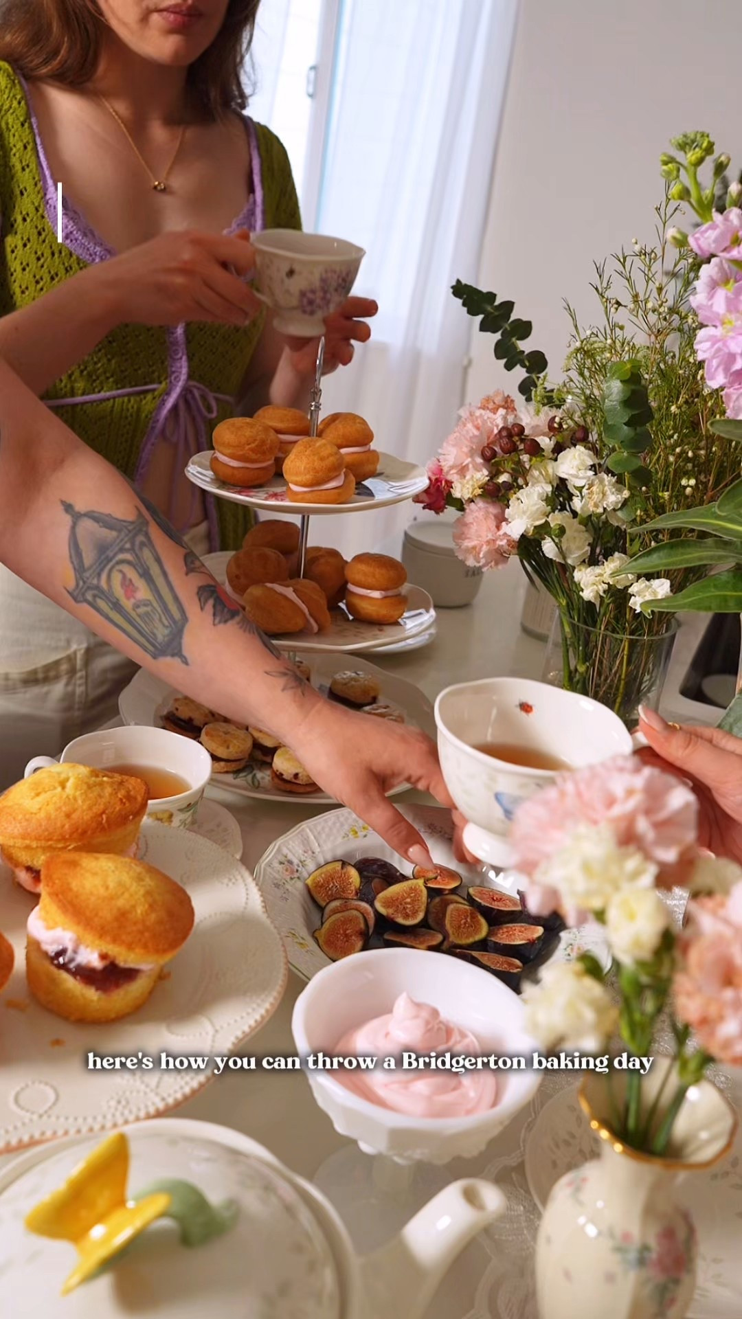 A bridgerton tea party 💕🌷🌸
