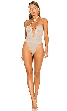 LOVEWAVE The Driza One Piece in Gold from Revolve.com | Revolve Clothing (Global)