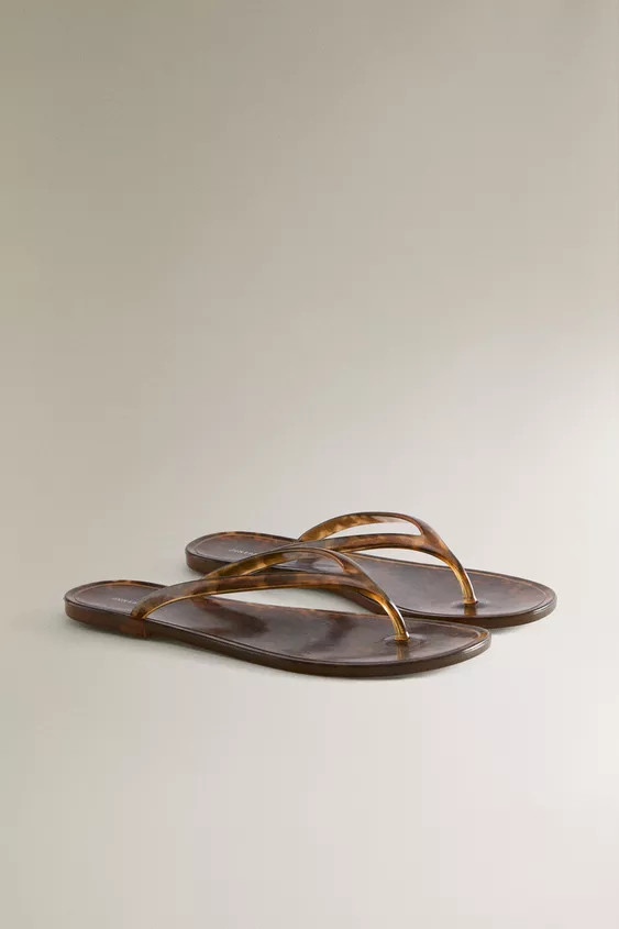 FLAT JELLY SANDALS | Zara UK