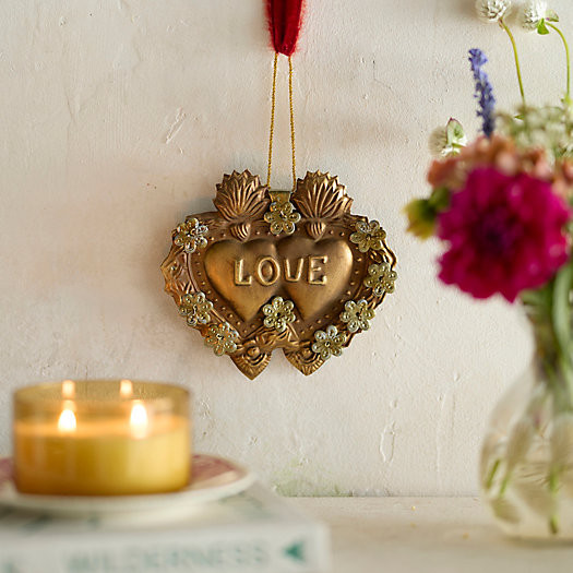 Burnished Heart Medallion, Double Love | Terrain