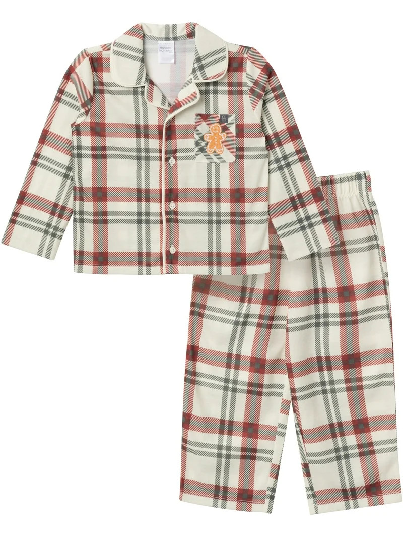Modern Moments by Gerber Christmas Coat Set Pajama, 2-Piece, Sizes 12 Months - 5T - Walmart.com | Walmart (US)