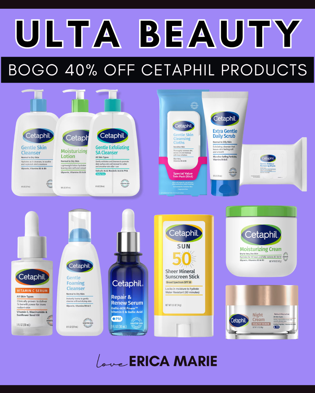 Lots of Cetaphil products are BOGO 40% off right now! Perfect time to stock up on your daily essentials or try something new. 

#Cetaphil #SkincareSale #SensitiveSkinCare #BabyCareEssentials #BeautyDeals #SkincareRoutine #BOGOSale #DailyEssentials

#LTKSaleAlert #LTKBeauty #LTKBaby