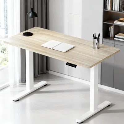 Electric Standing Desk With Memory Presets, Height Adjustable Sit Stand Desk For Home Office, Stable Ergonomic Computer Desk With Anti-Collision And Q | Wayfair North America