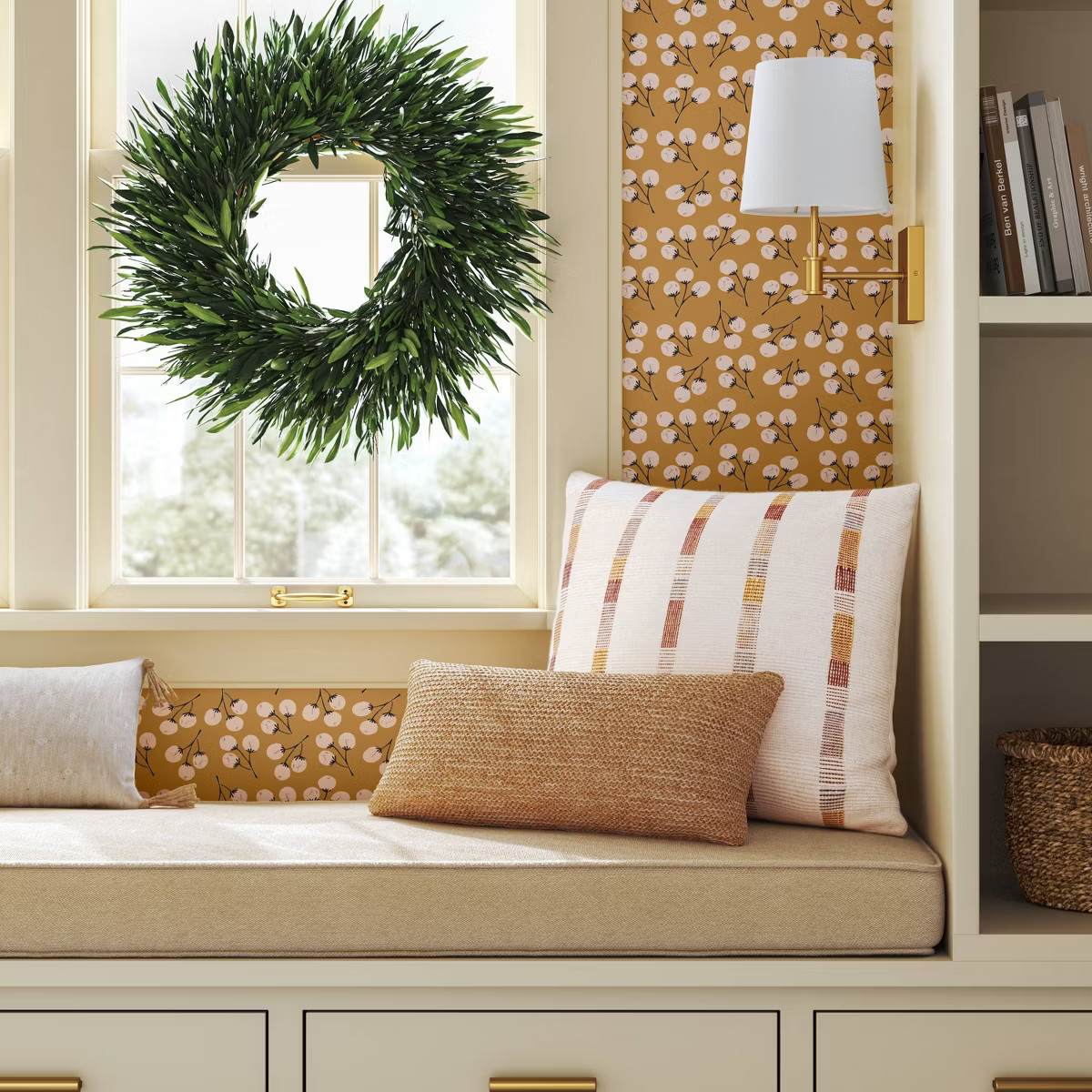 Preserved Olive Leaf Wreath - Threshold™ | Target