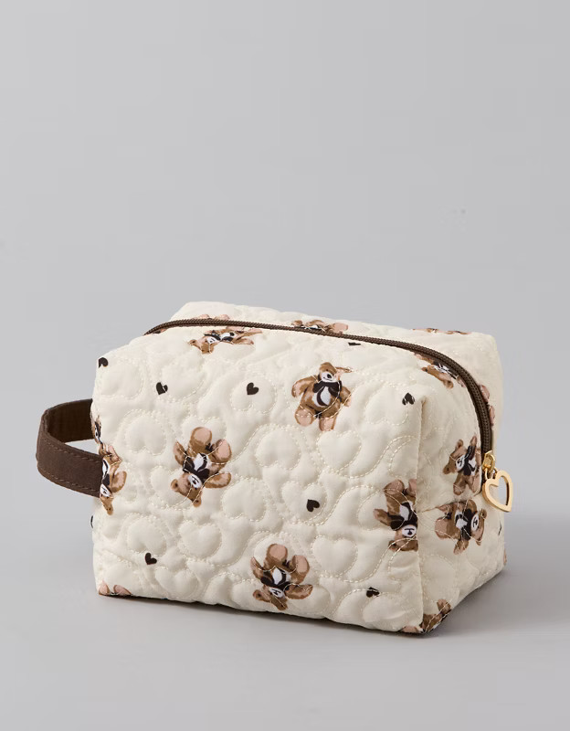 AE Quilted Cosmetic Bag | American Eagle Outfitters (US & CA)