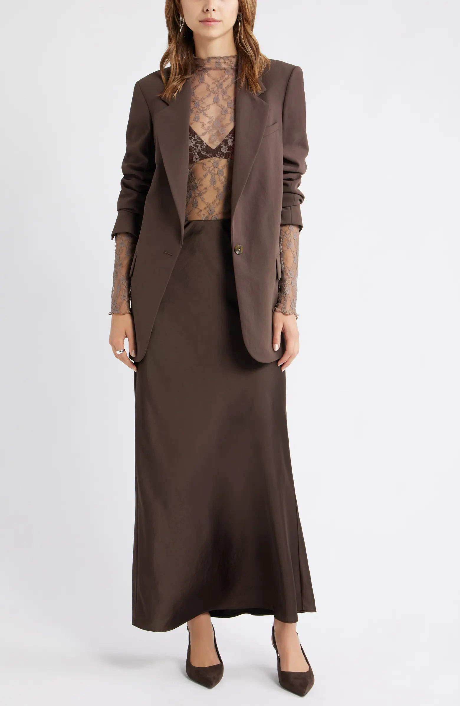 Satin Maxi Skirt | Nordstrom