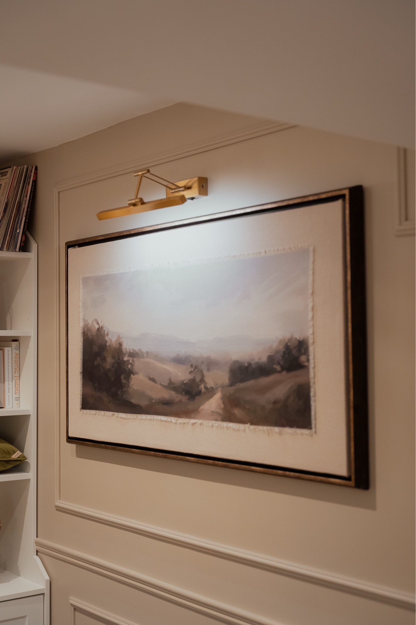 Such a luxe addition to our home for an incredible price! This picture light has a few different settings and a remote control! It was SO EASY to assemble and whether it's on or not it adds a luxury and sophisticated touch to our space! Highly recommend ✨ (Tagged are a few other lights we have in our space!)

#LTKHome