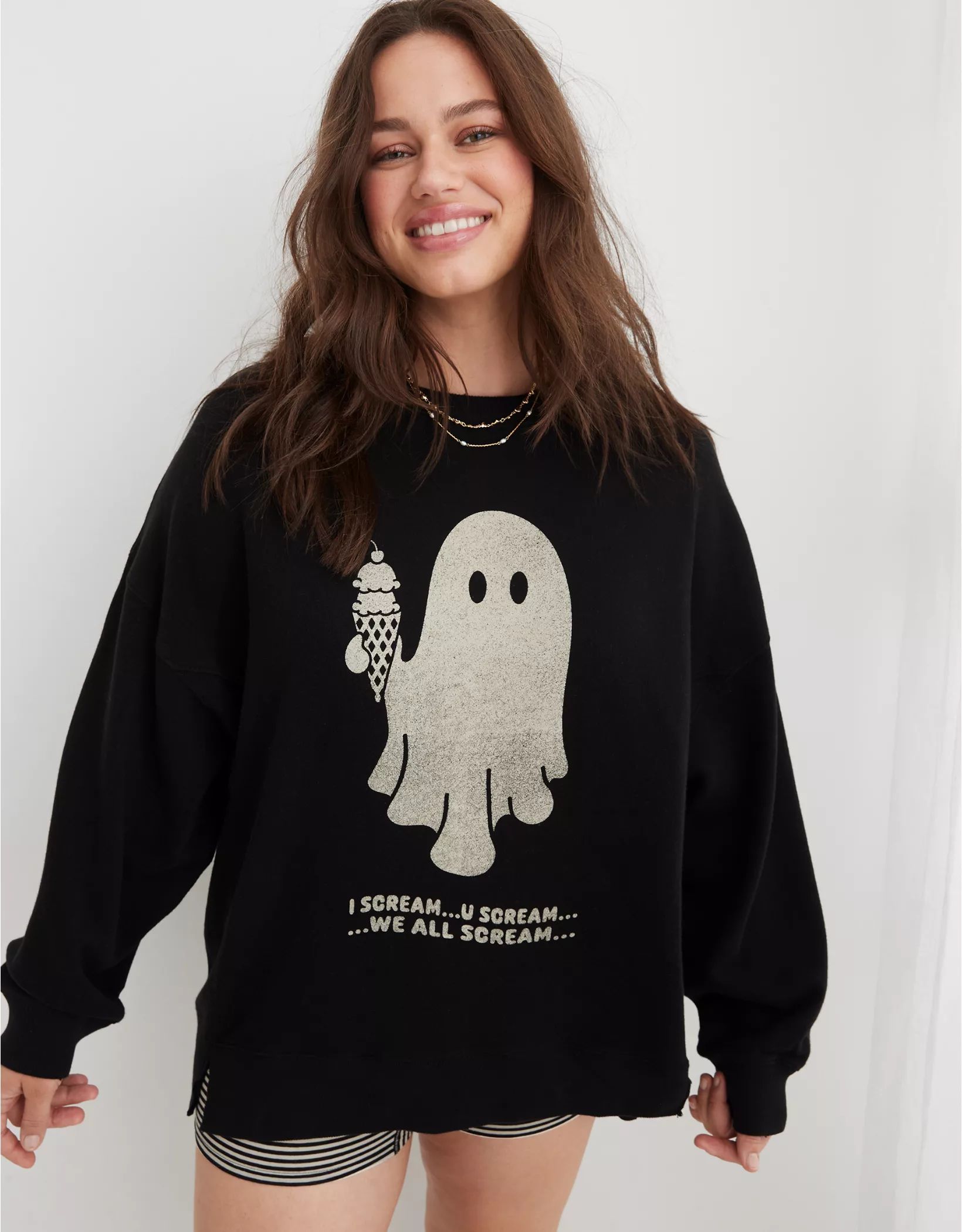 Aerie The Chill Crew Sweatshirt | Aerie
