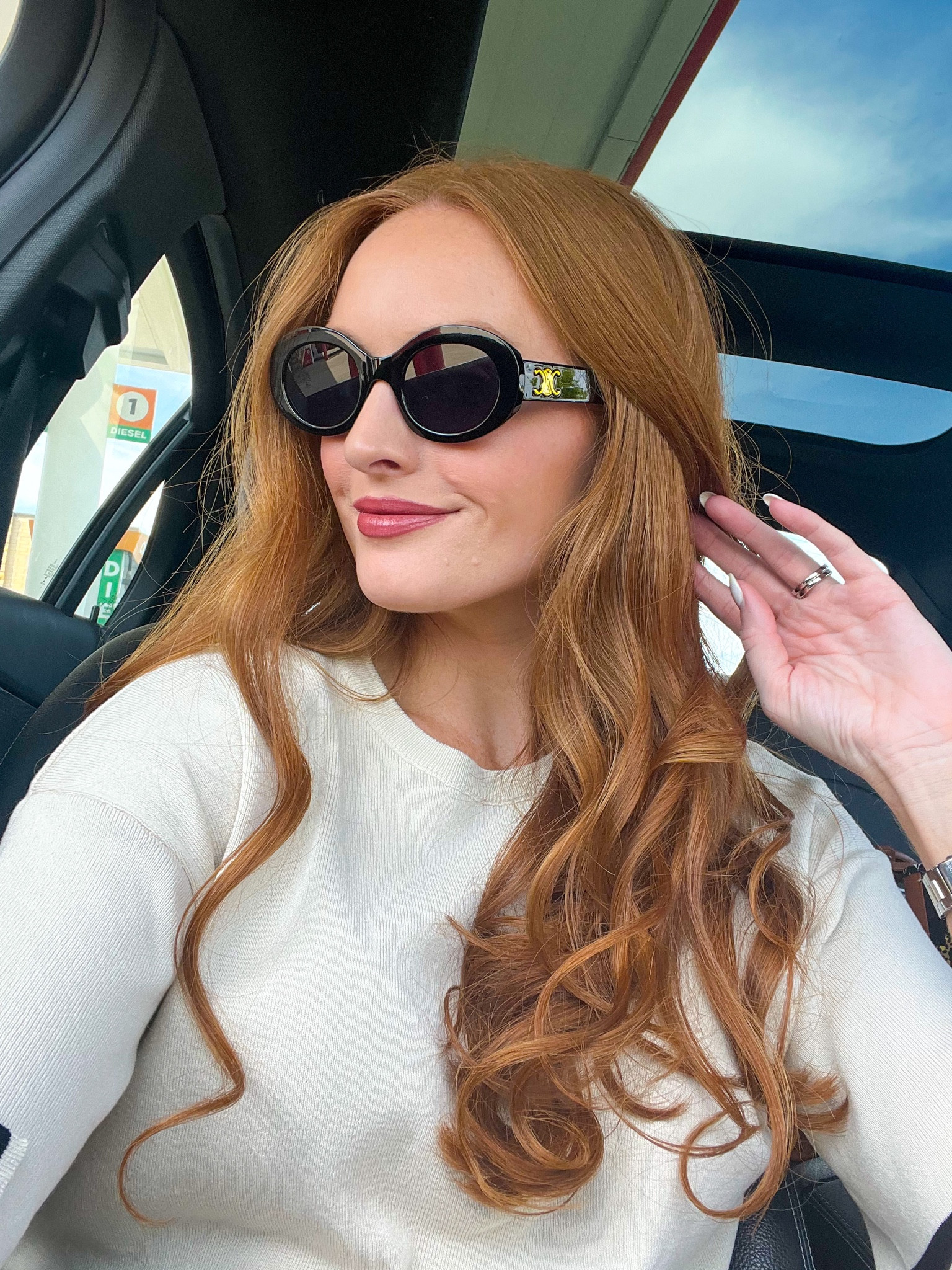 Celine DUPE from Amazon! These are $14.99 and look so similar to the real ones. I linked both options below. 😎
Wearing a medium in the amazon sett I’m wearing. 

Celine dupe - designer duplicates - designer dupe - Celine sunglasses dupe - amazon - amazon finds - amazon dupe - amazon favorites - affordable style - designer on a budget - vacation - Italy - Europe - Europe style - amazon set -  Saks fifth Avenue - casual style - casual outfit - sunnies - beach essentials - casual  - airport outfit 

#LTKworkwear #LTKFind #LTKtravel