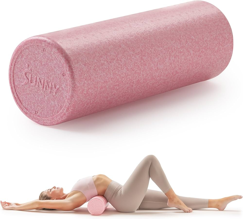 Sunny Health & Fitness High-Density Foam Roller 12" to 36", for Stretching & Muscle Recovery – ... | Amazon (US)