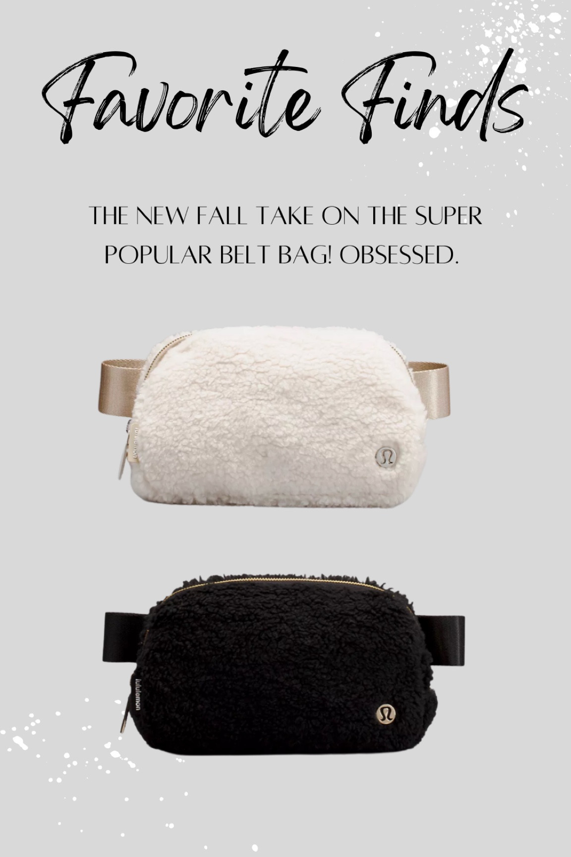 Shop this fall version of the super popular belt bag here. I’ll take one of each!

#Lululemon #BeltBag #FallStyle #FallFashion #Lululemonbeltbag

#LTKSeasonal #LTKhome #LTKstyletip