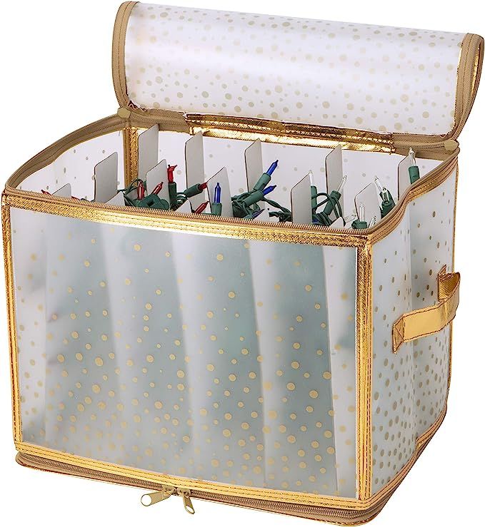 Simplify Holiday Light Organizer Box | Holds 500 Lights | Christmas Storage | Tree String Lights ... | Amazon (US)