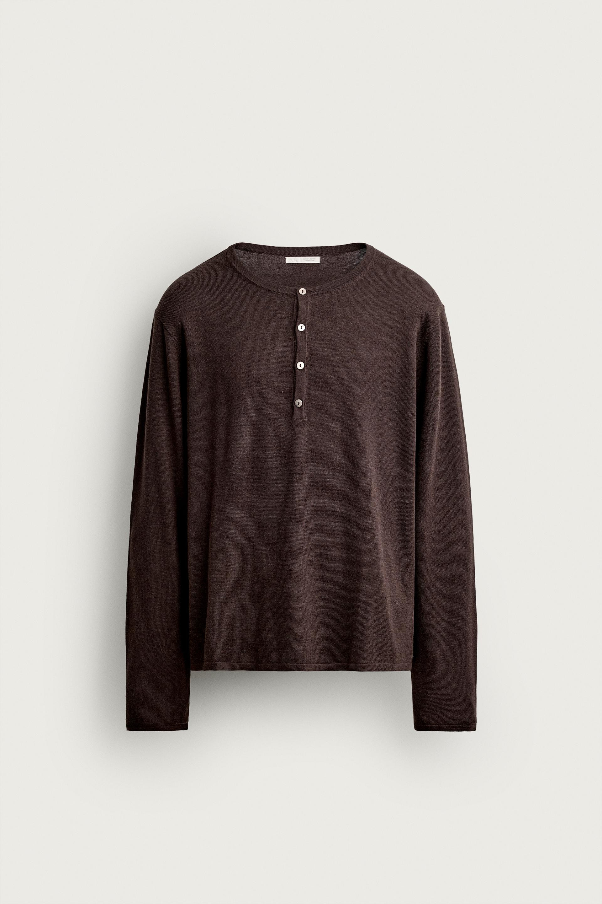 Zara - Linen Cardigan - Men - Olive Green - Men | Zara US