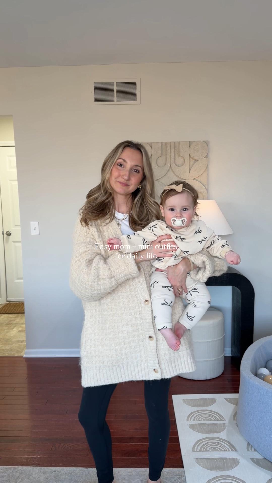 Mom and baby girl outfit 🍦✨ 