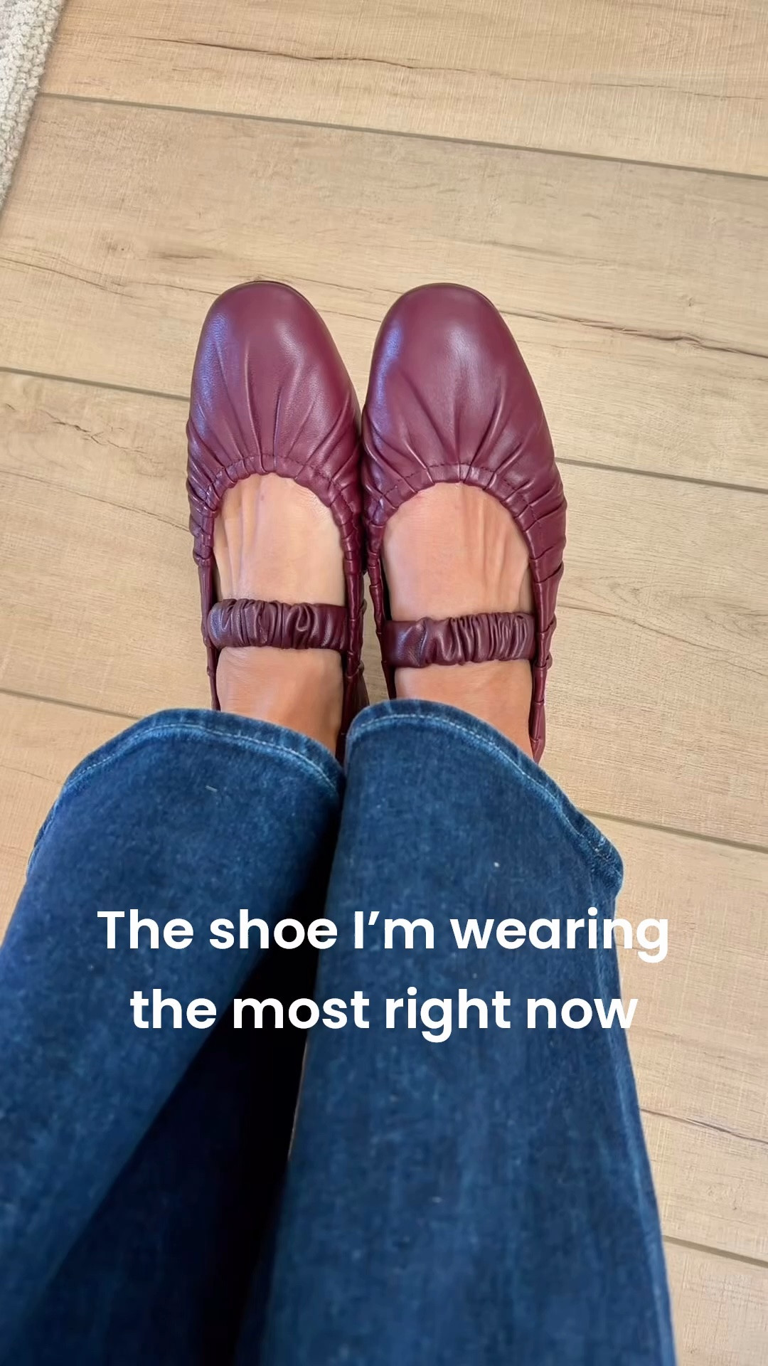 My elevated casual outfit of the day! Mom outfit. Fall style. Everyday outfit. Hair day is the best day. Fall outfit. Satin floral blouse in XXS petite. Paige Anessa wide leg jeans in 23 petite. Burgundy flats are TTS. Fall shoes. Business casual outfit.

#LTKgrwm #LTKootd #LTKPetite #LTKgrwm #LTKootd #LTKPetite