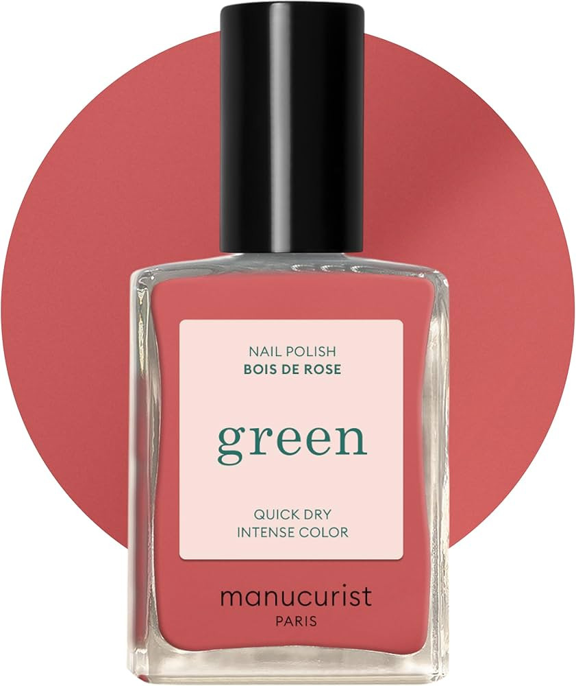 Manucurist Green Nail Polish Bois de Rose - Dusty Pink Nail Polish - 9-Free, Plant-Based and Vega... | Amazon (US)