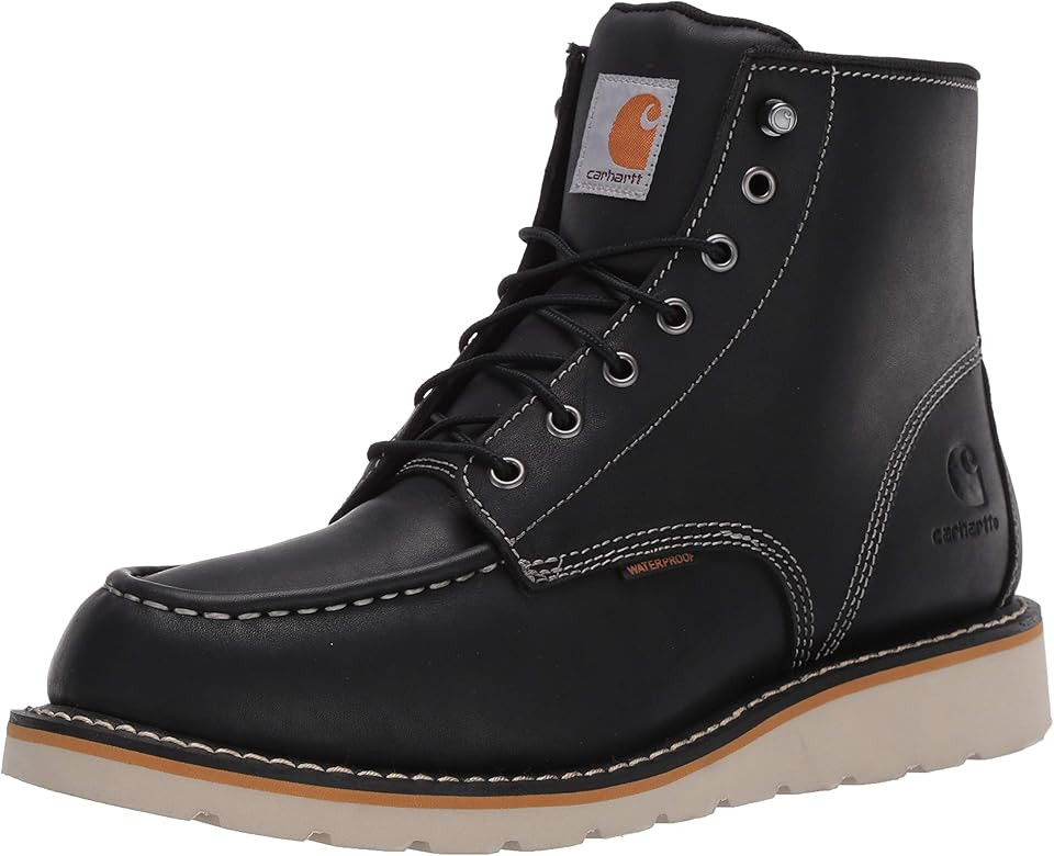 Carhartt Men's 6 Inch Waterproof Wedge Soft Toe Work Boot | Amazon (US)