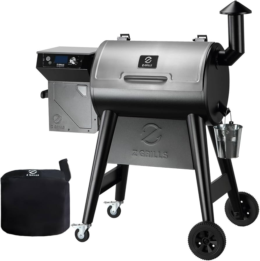 Z GRILLS Wood Pellet Grill Smoker with PID 2.0 Controller, Meat Probes, Rain Cover for Outdoor BB... | Amazon (US)