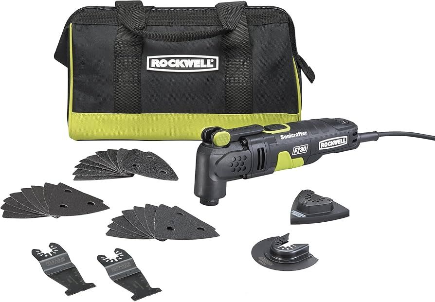 Rockwell RK5132K 3.5 Amp Sonicrafter F30 Oscillating Multi-Tool with 32 Accessories and Carry Bag | Amazon (US)