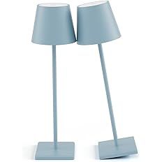 2 Packs Rechargeable LED Table Lamp,Portable Outdoor Table Lamp Dining Table Lamps Waterproof, St... | Amazon (US)