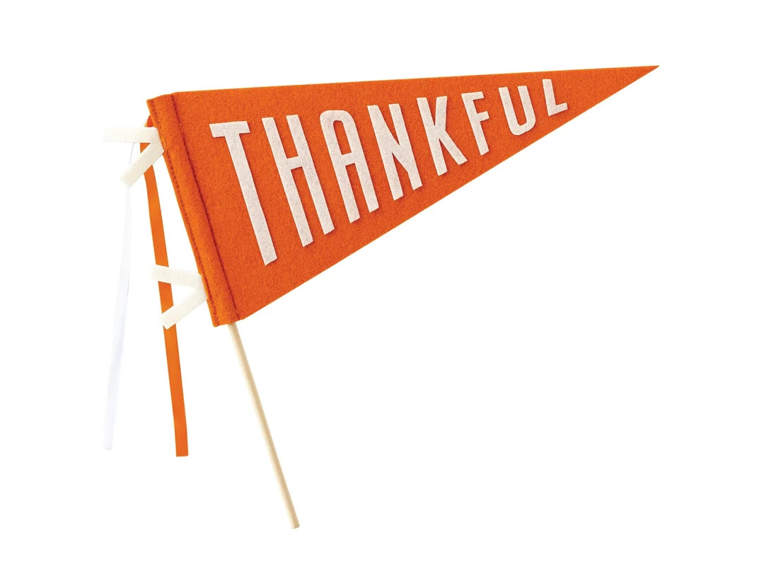 Thankful Felt Pennant Flag | Thanksgiving Centerpiece for Table | Thanksgiving Decor | Friendsgiv... | Etsy (US)
