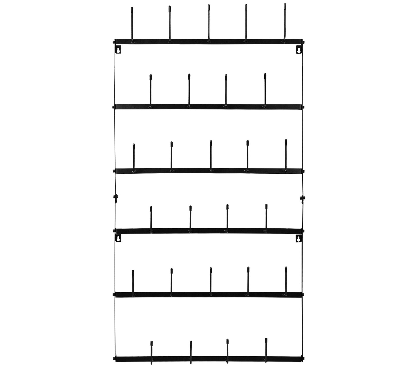 Sorbus Metal Coffee Mug Rack - Large 6 Row Storage Display - QVC.com | QVC